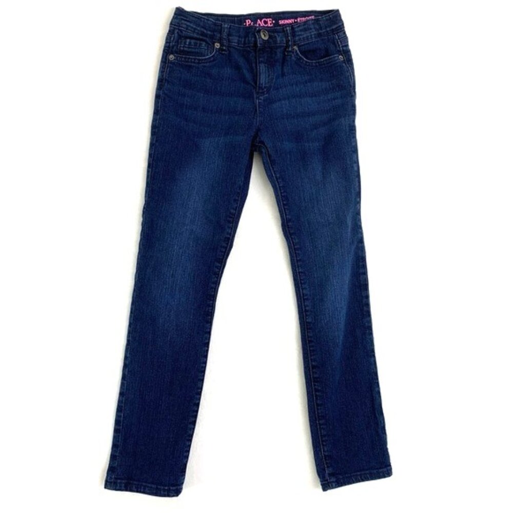 Place Girls Size 10 Skinny Jeans Dark Wash